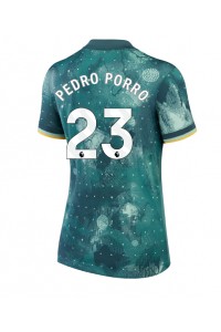 Tottenham Hotspur Pedro Porro #23 Fotballdrakt Tredje Klær Dame 2024-25 Korte ermer